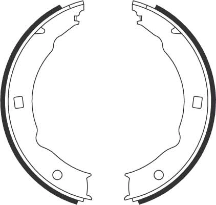 Klocki hamulca ręcznego Peugeot 607 sedana (9D, 9U) (2000 - 2010) cena, od 26,76 USD