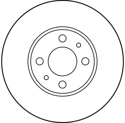  Tarcza hamulcowa przednia Fiat Stilo 