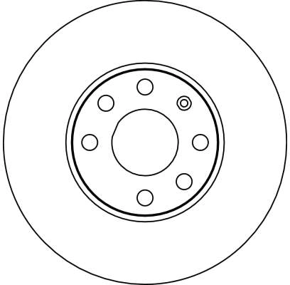 DF4042 TRW Tarcza hamulcowa przednia