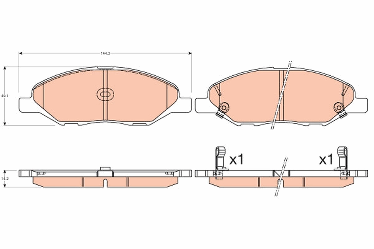 Klocki hamulcowe Nissan Versa