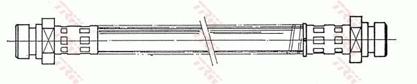 Przewód hamulcowy tylny Ford B00143810