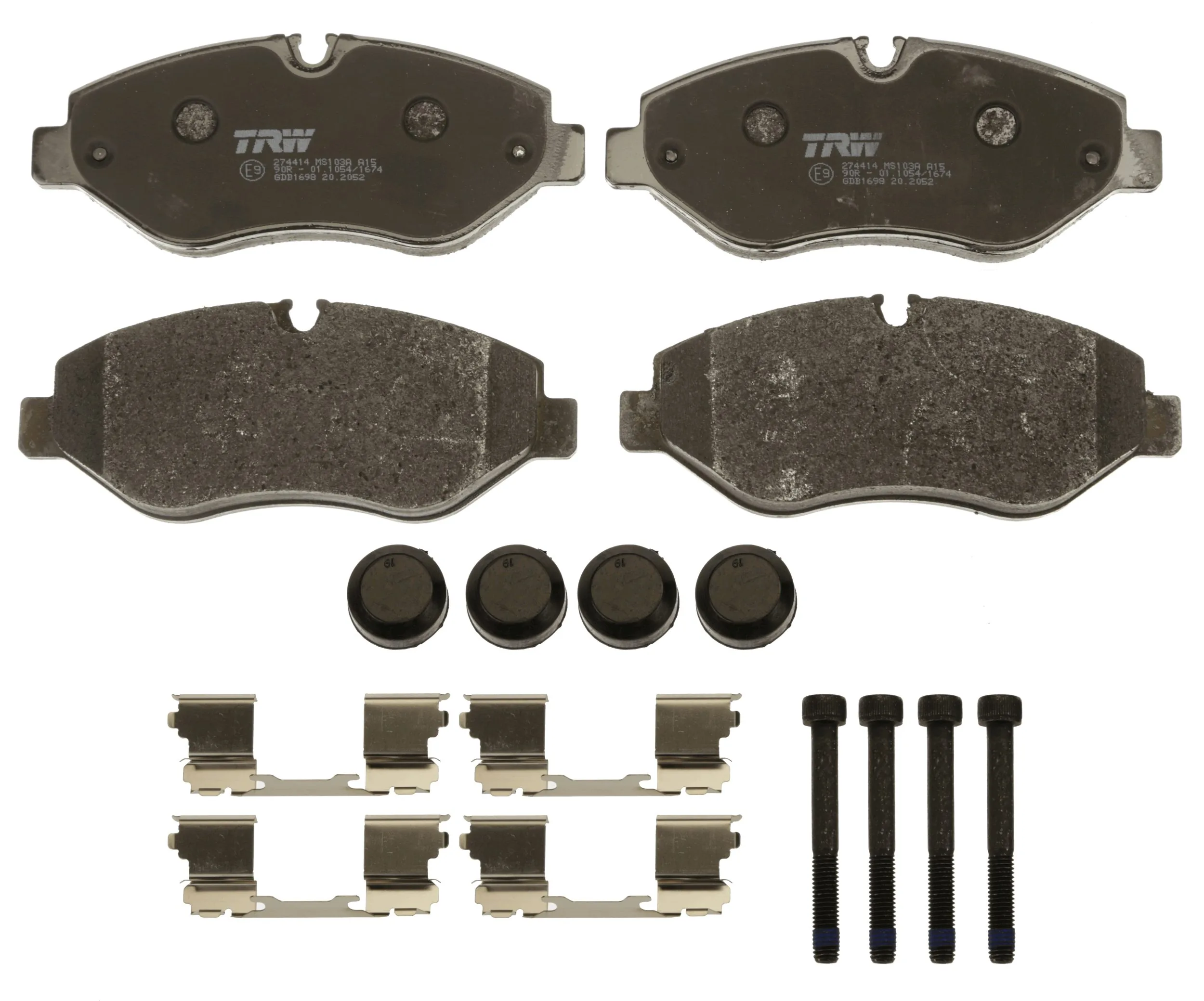 Do koszyka 1639375580 Peugeot/Citroen Klocki hamulcowe przednie tarczowe