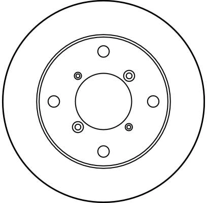 Tarcza hamulcowa przednia Suzuki Swift II