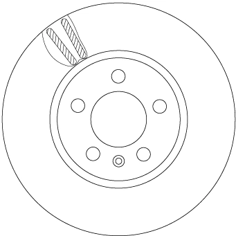 Do koszyka Tarcza hamulcowa przednia Volkswagen Polo VI AW1, BZ1, AE1
