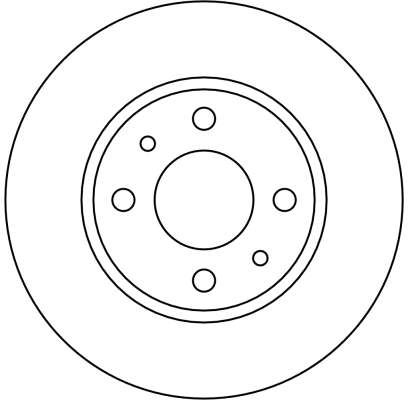  Tarcza hamulcowa tylna Fiat Tipo 