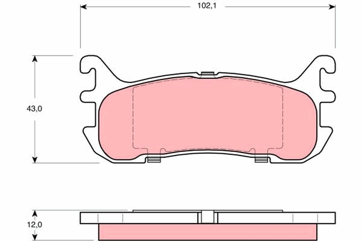 Okładziny (klocki) do hamulców tarczowych tylne do Mazda 323 F V BA