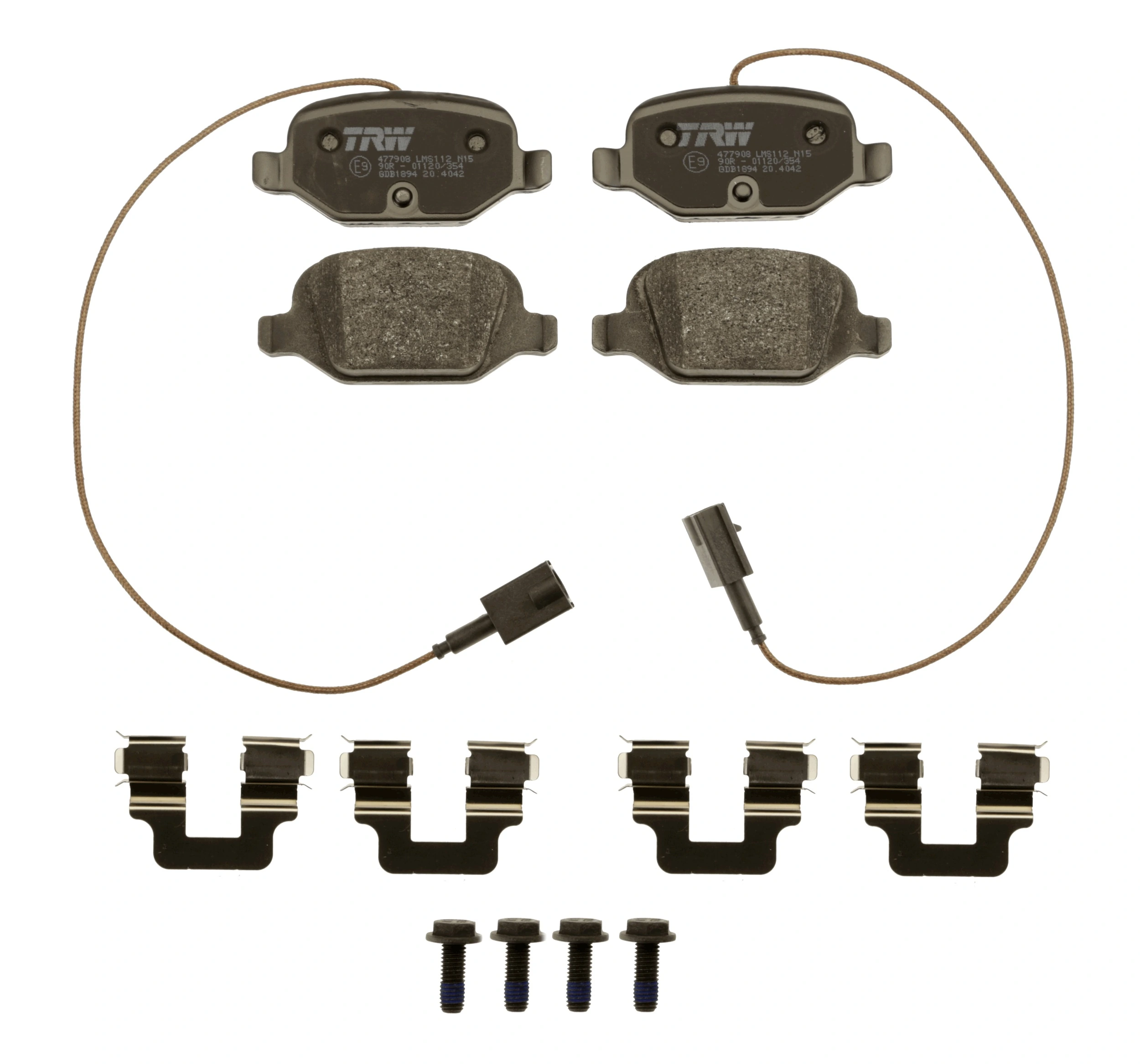 GDB1894 TRW Klocki hamulcowe przednie tarczowe