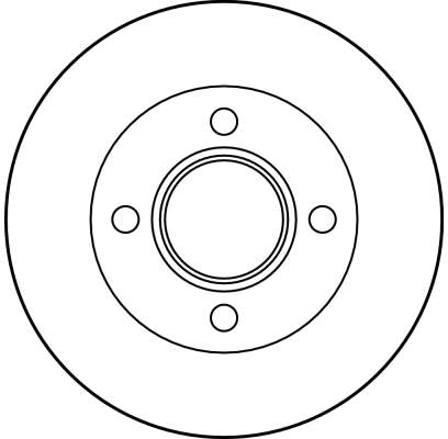Tarcza hamulcowa przednia Ford Escort CLASSIC