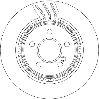 DF4864S TRW Tarcza hamulcowa tylna