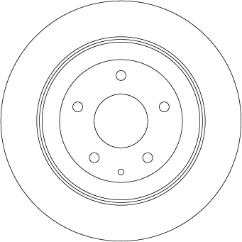 Tarcza hamulcowa tylna Mazda CX-30 