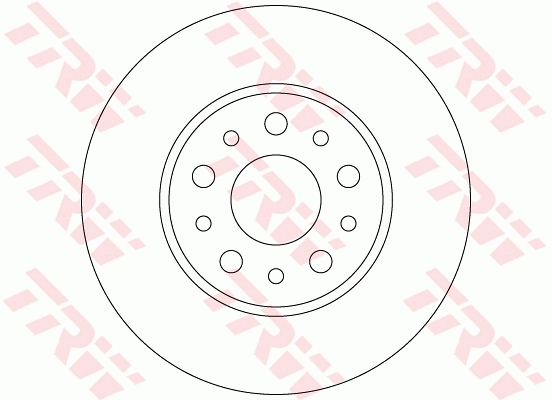  Tarcza hamulcowa tylna Fiat Tipo 