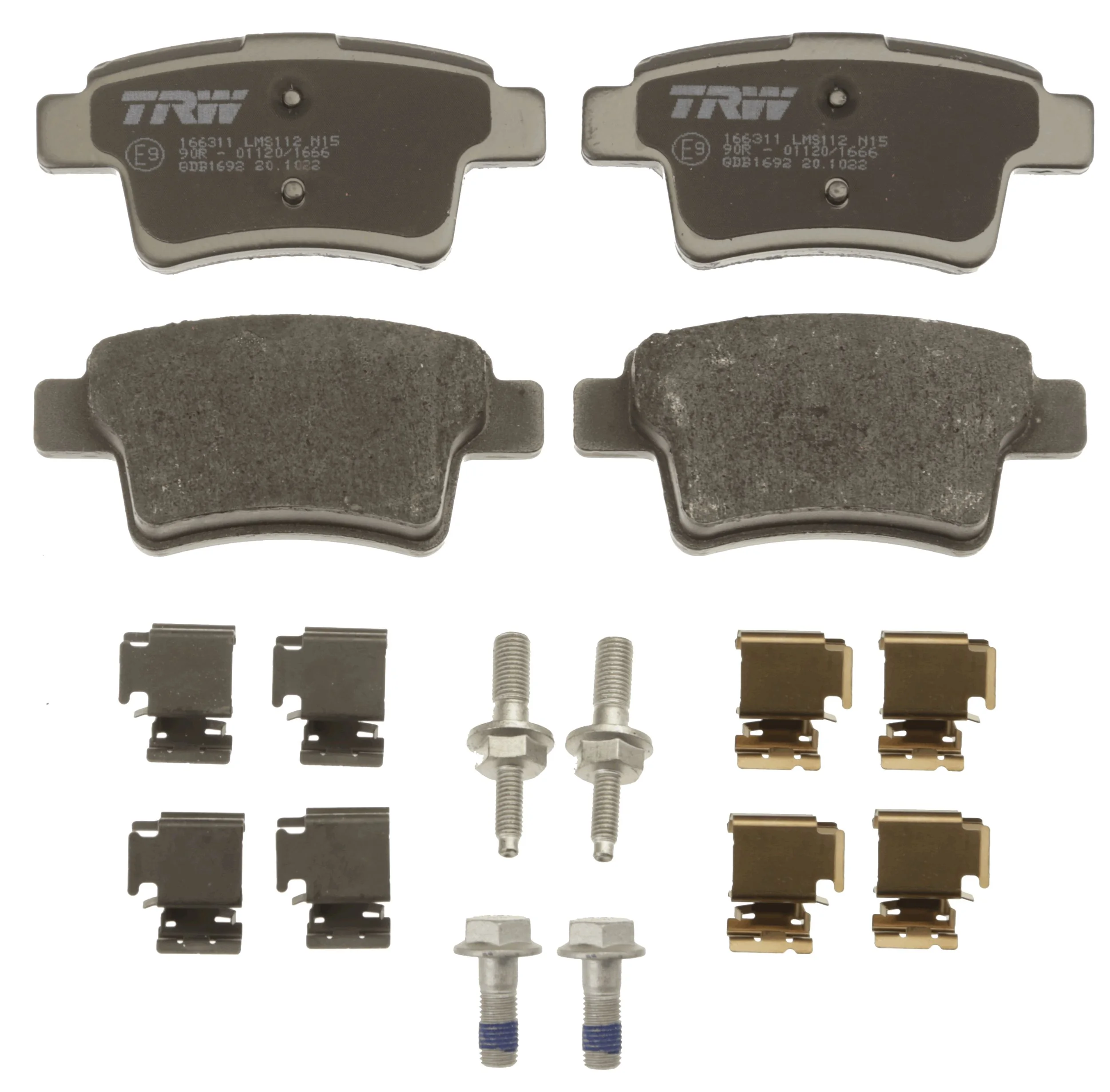 Okładziny (klocki) do hamulców tarczowych tylne Citroen C4 GRAND PICASSO I minivan (UA) (2006 - 2013) cena, od 26,02 USD