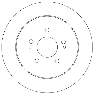  Tarcza hamulcowa tylna Mitsubishi Grandis 