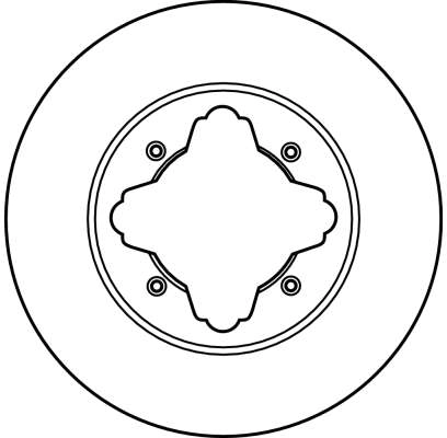 Tarcza hamulcowa przednia Honda Accord IV