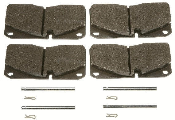 Klocki hamulcowe przednie tarczowe TRW GDB5058 cena, od 51,53 USD