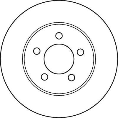Do koszyka Tarcza hamulcowa przednia Jeep Liberty/Cherokee  
