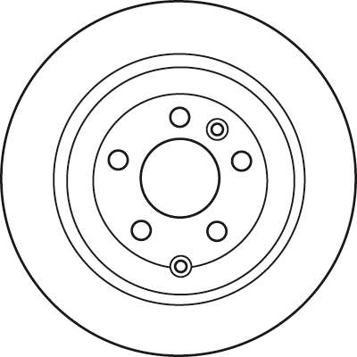 DF6129 TRW Tarcza hamulcowa tylna