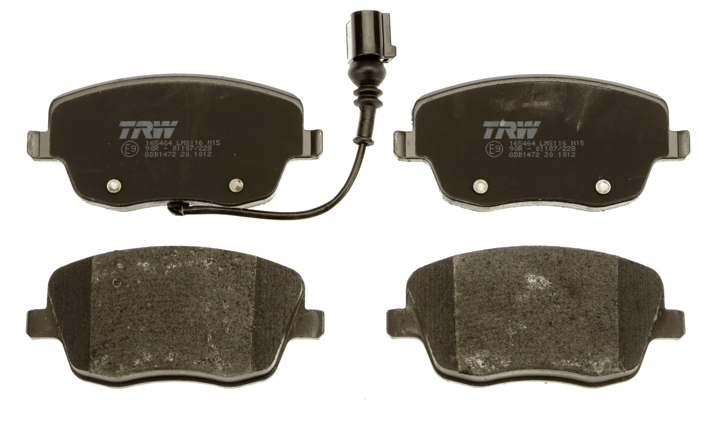 Klocki hamulcowe przednie tarczowe 1617271180 Peugeot/Citroen