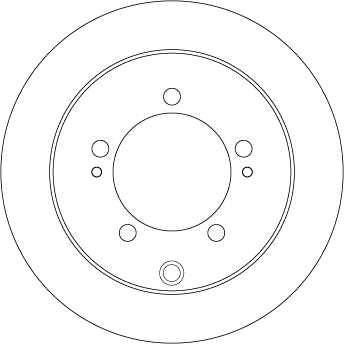 Tarcza hamulcowa tylna do Mitsubishi Outlander I CU
