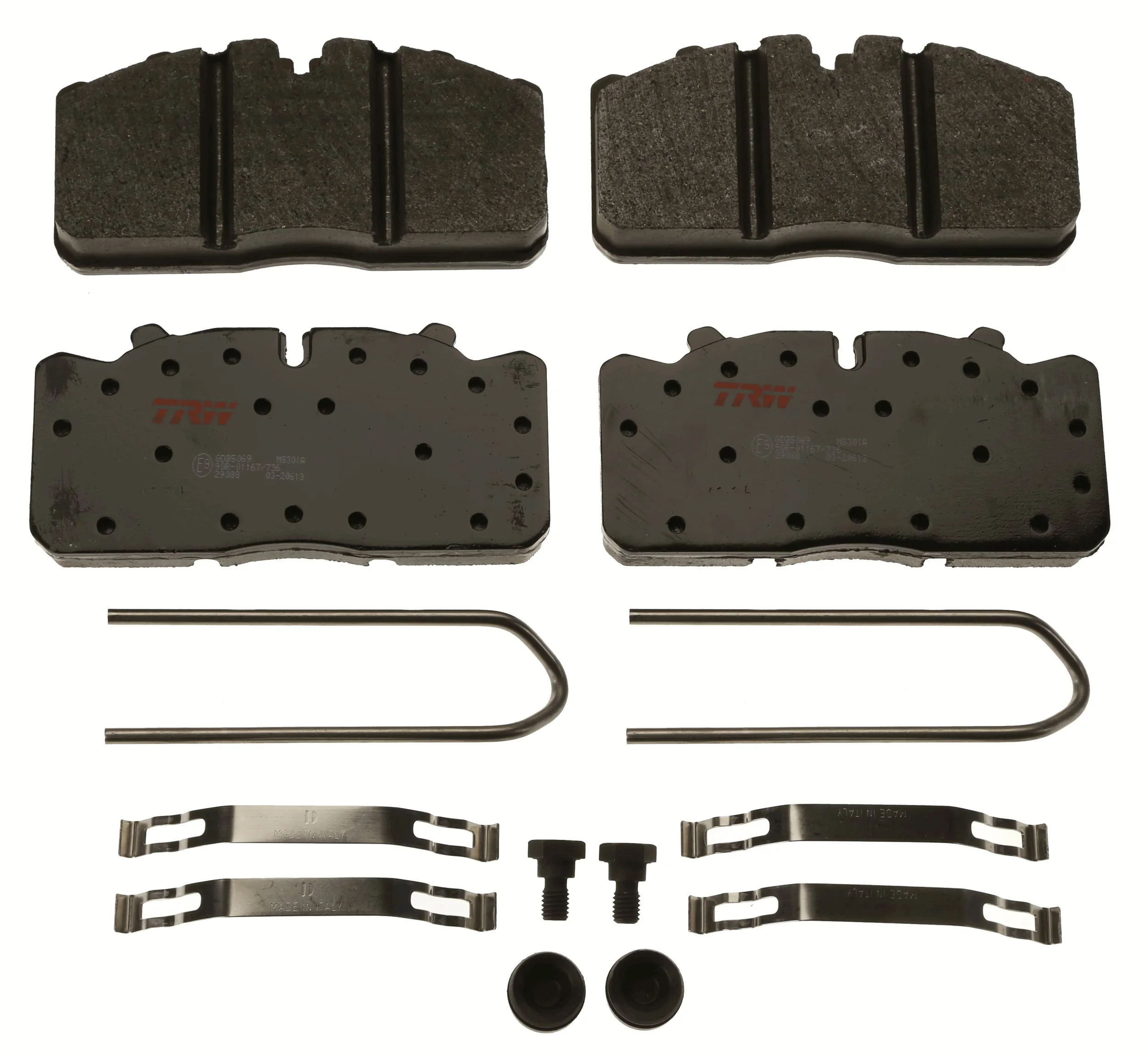 500055372 Iveco Klocki hamulcowe przednie tarczowe