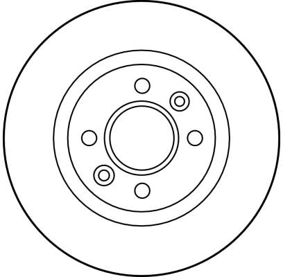 Tarcza hamulcowa przednia do Renault 25  B29
