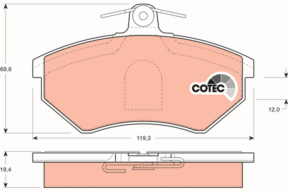 Klocki hamulcowe przednie tarczowe Volkswagen Passat B3, B4 kombi (3A5, 351, 315) (1988 - 1997) cena, od 24,88 USD