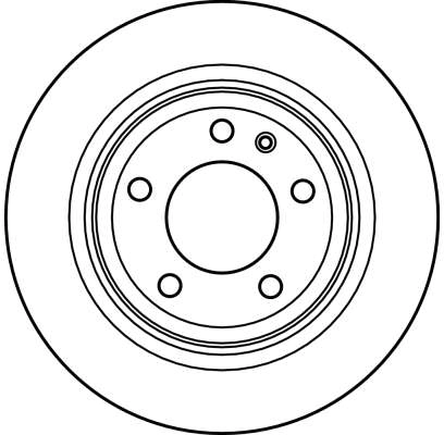 Do koszyka Tarcza hamulcowa tylna BMW 5  E34