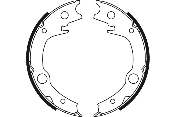 Klocki hamulca ręcznego Toyota Yaris 