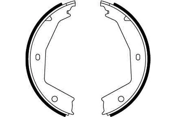 Klocki hamulca ręcznego do Peugeot 806  221
