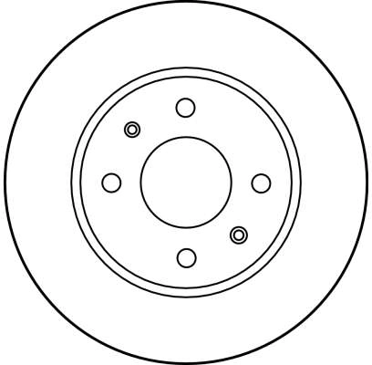 Tarcza hamulcowa przednia do Nissan Sunny I B11