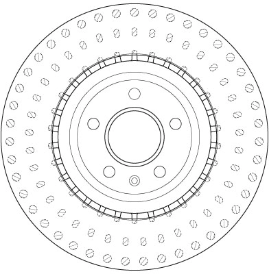DF6149S TRW Tarcza hamulcowa przednia