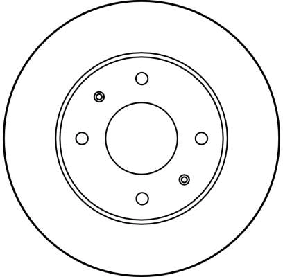 Tarcza hamulcowa przednia Mitsubishi Galant 5 E1A