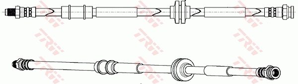 Przewód hamulcowy przedni Alfa Romeo 159 sedana (939) (2005 - 2011) cena, od 28,22 USD