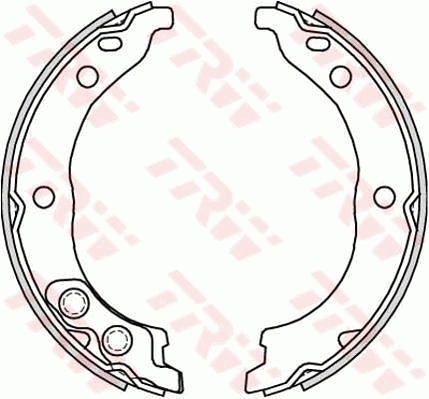 Klocki hamulca ręcznego do Peugeot Boxer II 244