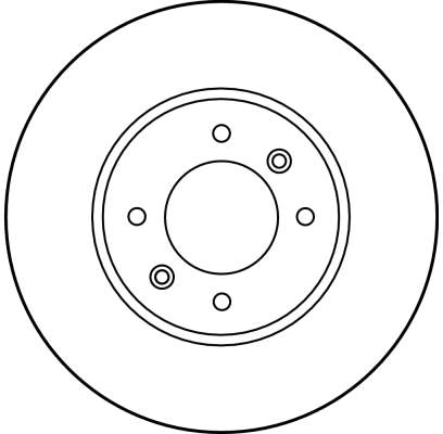 Tarcza hamulcowa tylna do Renault 25  B29
