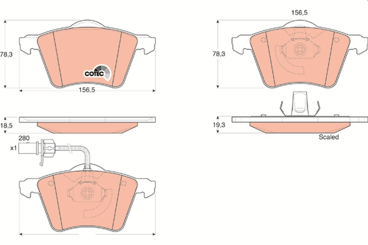 Klocki hamulcowe przednie tarczowe Seat Alhambra minivan (7V8, 7V9) (1996 - 2010) cena, od 35,40 USD