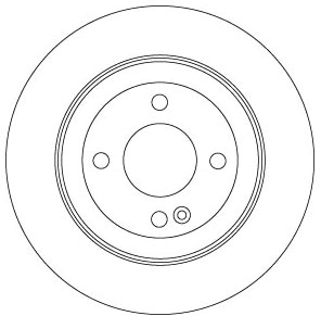 DF7928 TRW Tarcza hamulcowa tylna