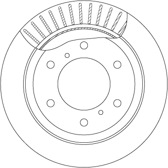 Tarcza hamulcowa tylna Mitsubishi Pajero III SUV (V70) (2000 - 2006) cena, od 50,54 USD