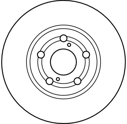 Tarcza hamulcowa przednia do Toyota Avensis I T22