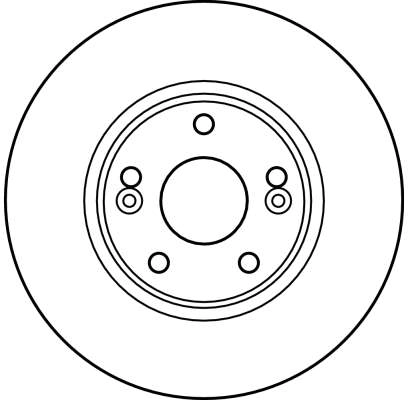 DF4179 TRW Tarcza hamulcowa przednia
