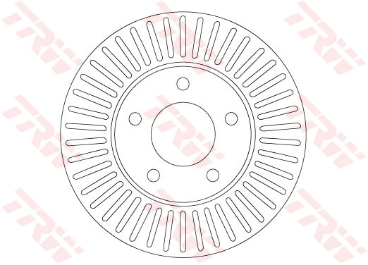 Tarcza hamulcowa przednia Ford Escape 