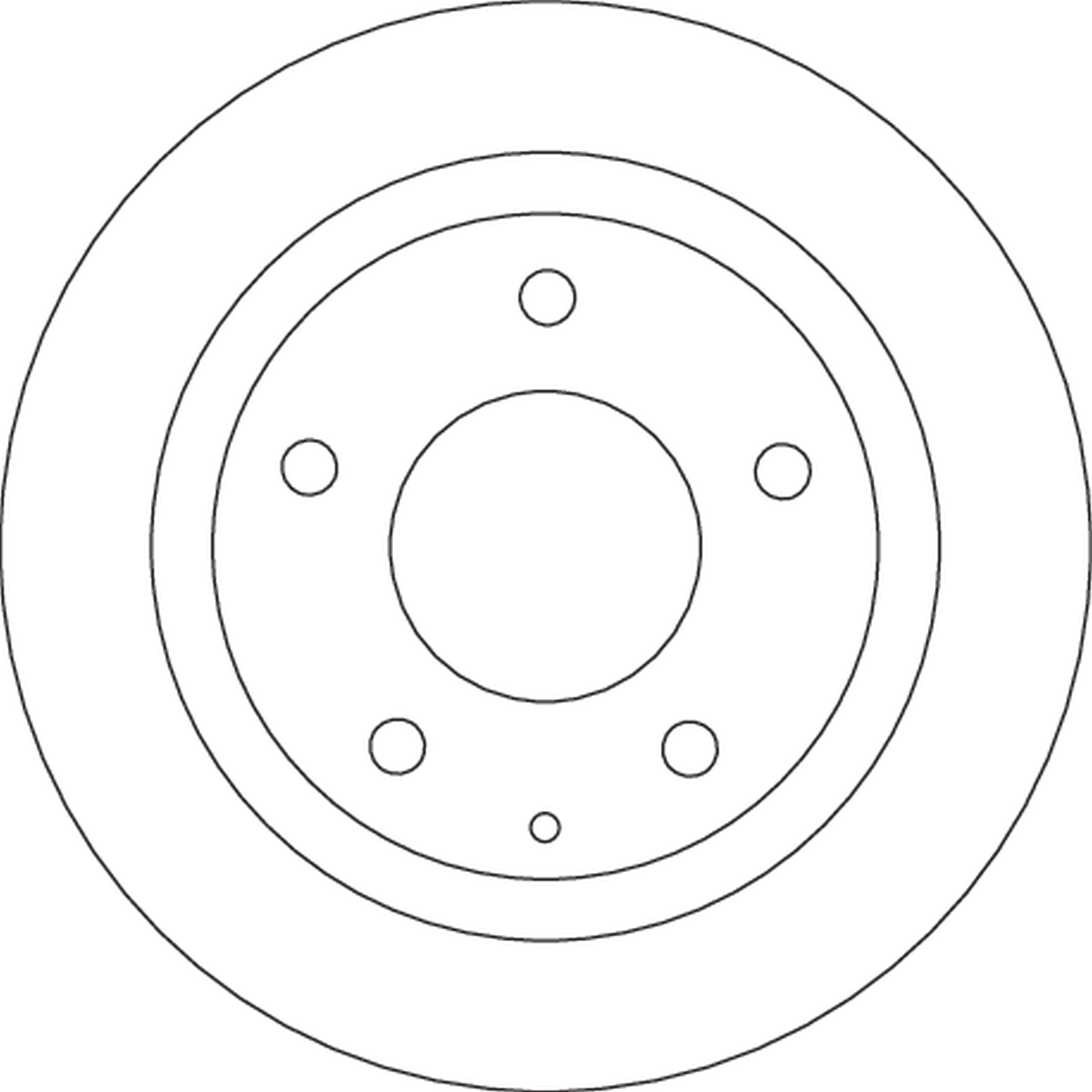 Tarcza hamulcowa tylna Mazda 323 BA