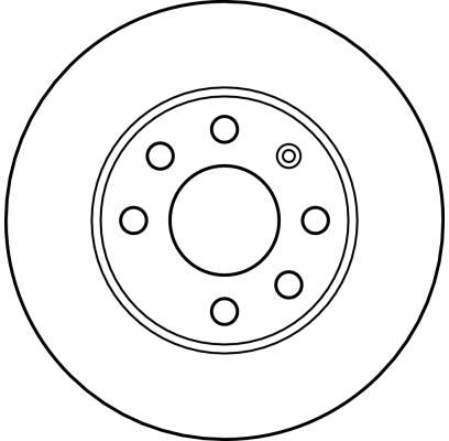 DF4236 TRW Tarcza hamulcowa przednia