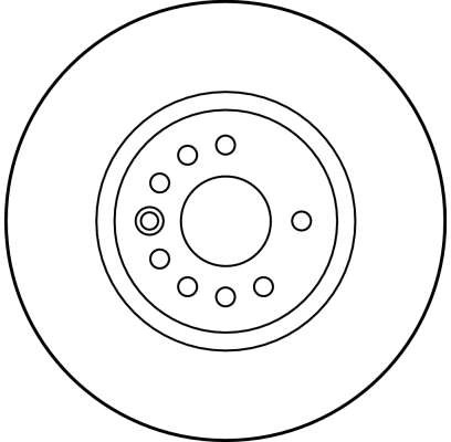 DF2778S TRW Tarcza hamulcowa przednia