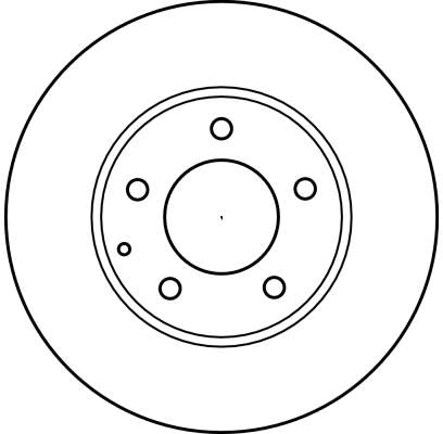  Tarcza hamulcowa przednia Mazda MPV 2