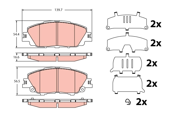 Klocki hamulcowe Toyota Prius