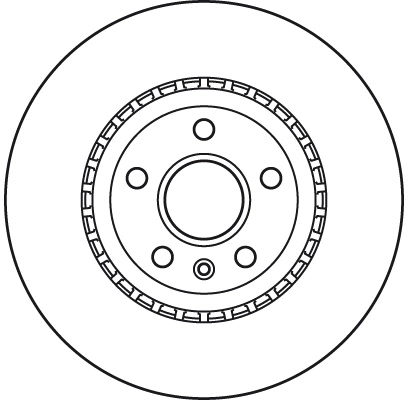 DF6113S TRW Tarcza hamulcowa przednia