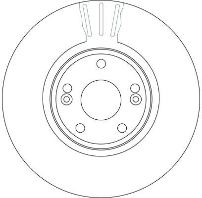 DF4229S TRW Tarcza hamulcowa przednia
