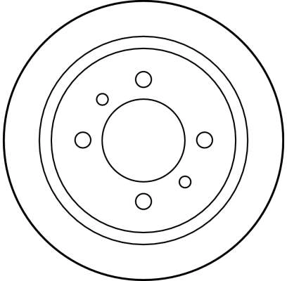 Tarcza hamulcowa tylna do Nissan Sunny III N14