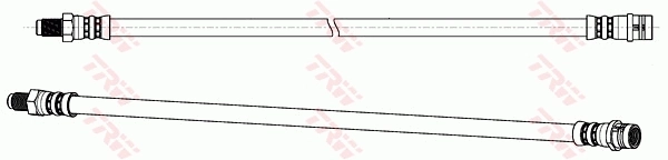 Przewód hamulcowy przedni do Mercedes C  W203